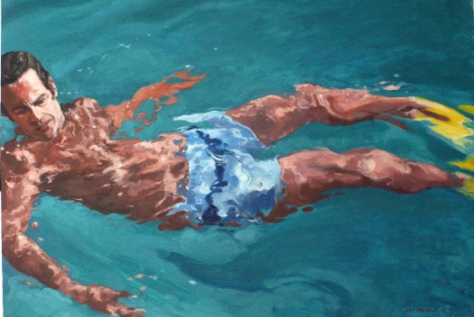 eric pradalié peinture 130x90cm "Alias" 2011